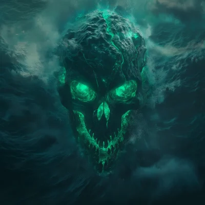 Skull in the Sea