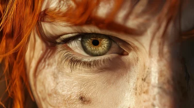 Close Up Portrait of a Young Girl