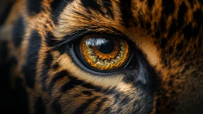 Leopard’s Eye Close Up