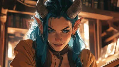 Fierce Tiefling Sorcerer