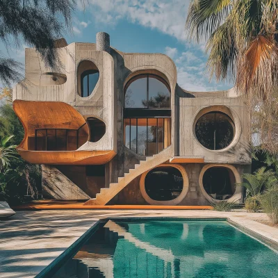 Mexican Brutalist Mansion