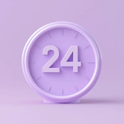 Minimalistic 3D Countdown