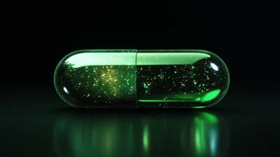 Transparent Green Pill