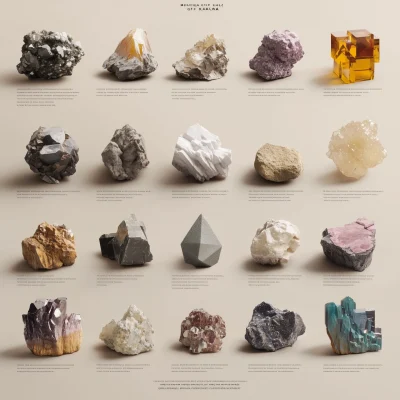 Minerals of the Earth Poster