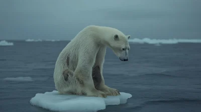 Sorrowful Polar Bear