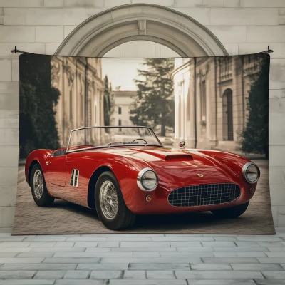 Sports Car Backdrop