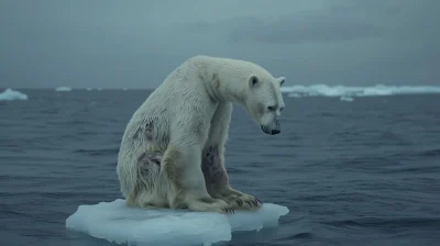 Sorrowful Polar Bear