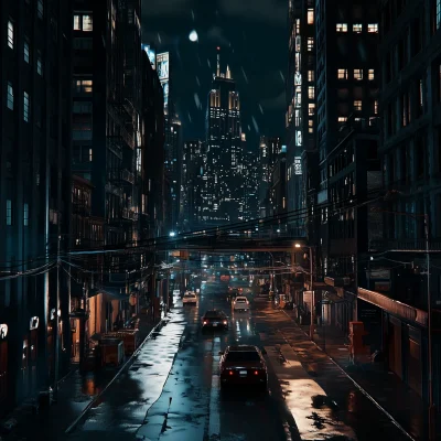 Gotham City at Night