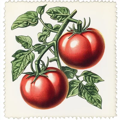 Vintage Tomato Seeds Package