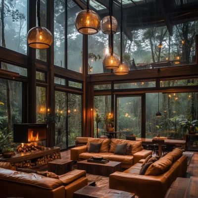 Cozy Cabin in the Rainforest