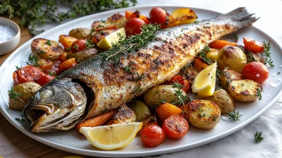 Italian Branzino al Forno