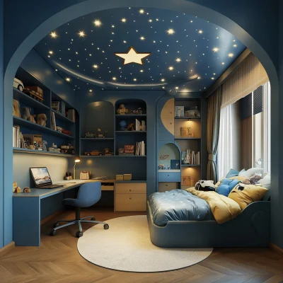 Blue Boy’s Bedroom