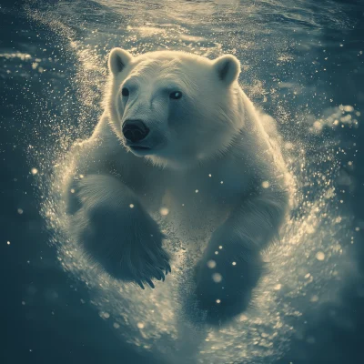 Polar Bear in Space