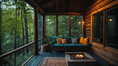 Cozy Log Cabin Retreat