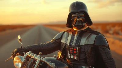 Darth Vader the Biker