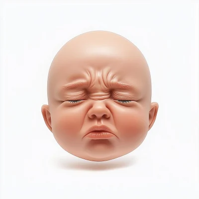 Crying Baby Head