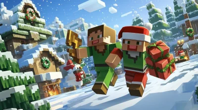 Minecraft Christmas Celebration