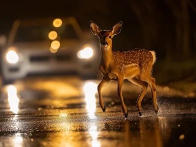 Young Deer in the Meadow