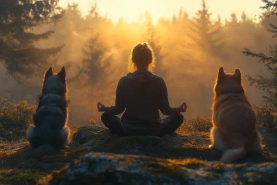 Forest Meditation at Sunrise