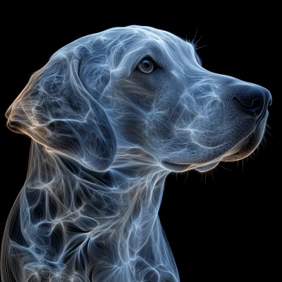 Fractal Labrador Retriever