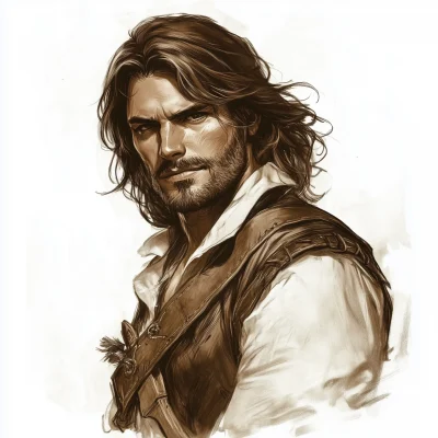 Fantasy Western Character Portrait