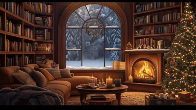 Cozy Winter Living Room