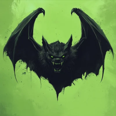 Bat Monster Illustration