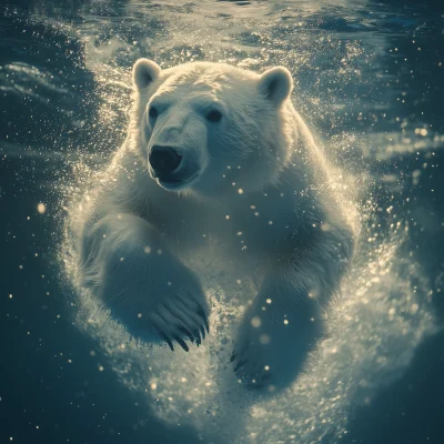 Polar Bear in Space