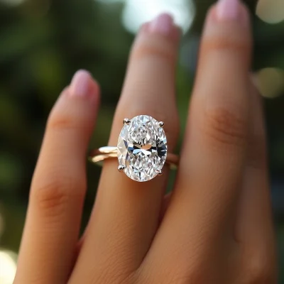 Oval Cut Solitaire Ring