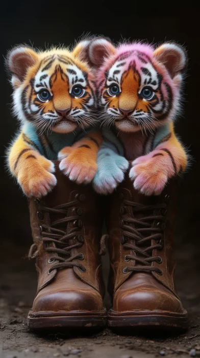 Adorable Tiger Cubs