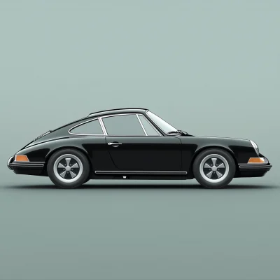 Porsche 911 Negative Space