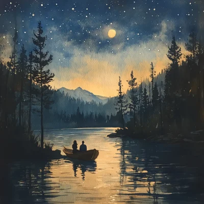 Moonlit Lake