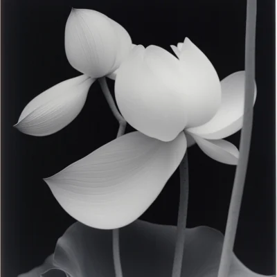 Lotus in Negative Space