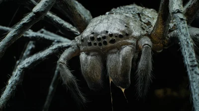 Hyperrealistic Giant Spider