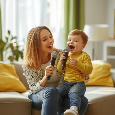 Joyful Singing Moment