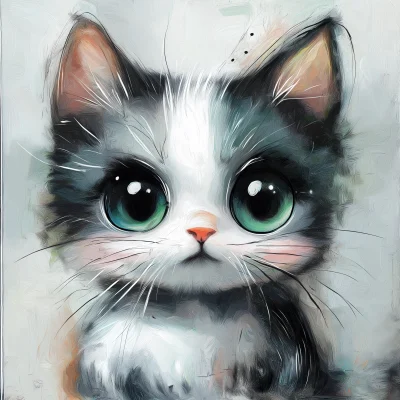 Cute Cat Illustration