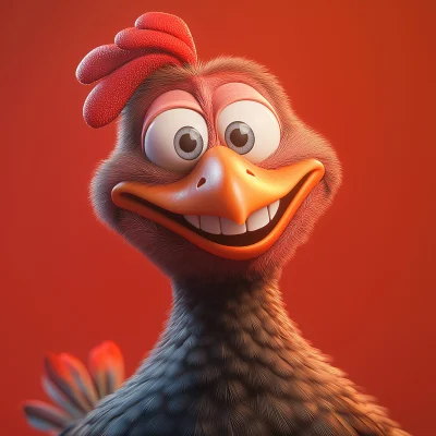 Smiling Turkey Cartoon