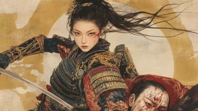 Tomoe Gozen at the Battle of Awazu