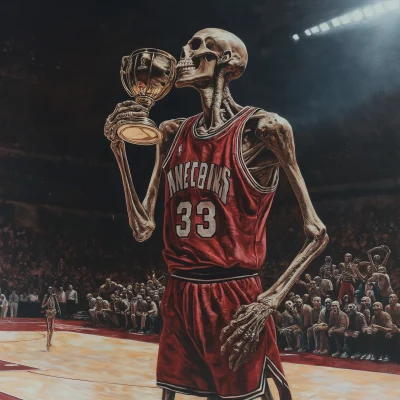 Skeleton NBA Champion