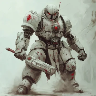 Brutish Robotic Warforged Fighter