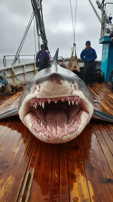 Giant Megalodon Shark Caught