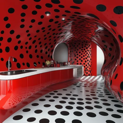 Surrealistic Kitchen Interior Design