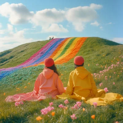 Pride Celebration on the Teletubbie Hill