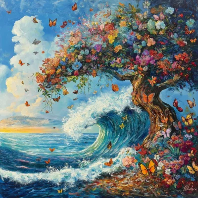 Exotic Ocean Scene