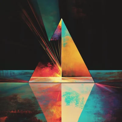 Colorful Prism Reflection