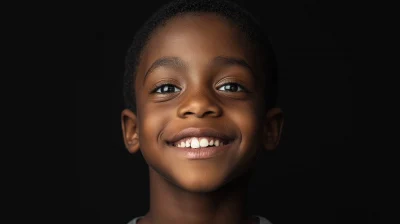 Smiling Young Boy Portrait