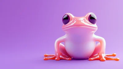 Cute Cartoon Frog