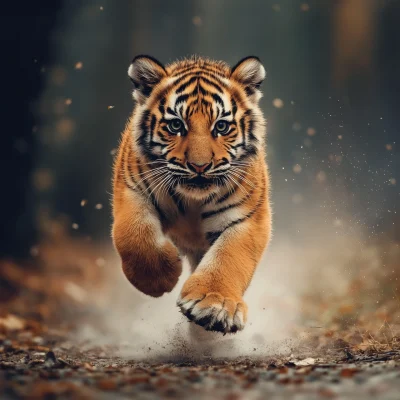 Playful Tiger Cub