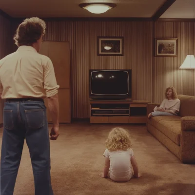 1980s Living Room Tension