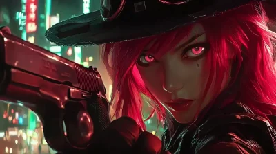 Miss Fortune in Neo Tokyo